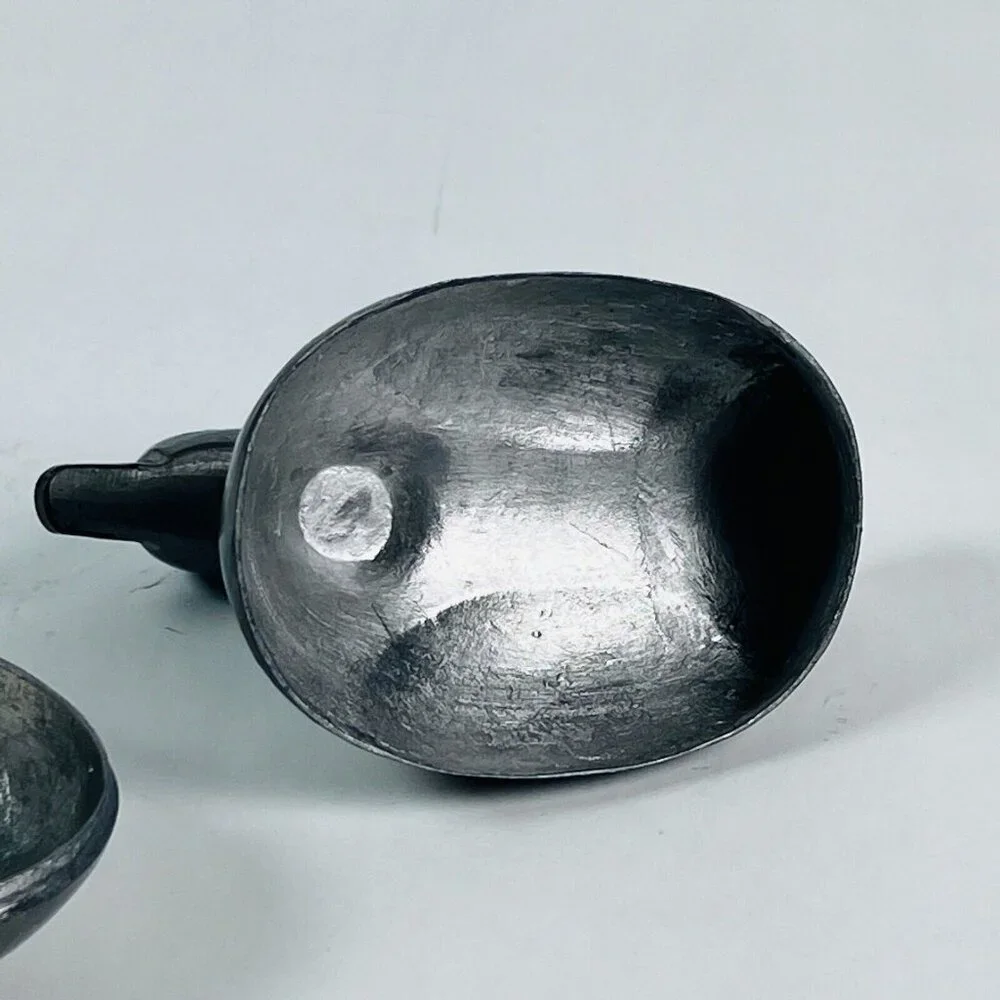 Pewter Duck Trinket Bird Keepsake Jewelry Storage Rustic Cabin Country Decor